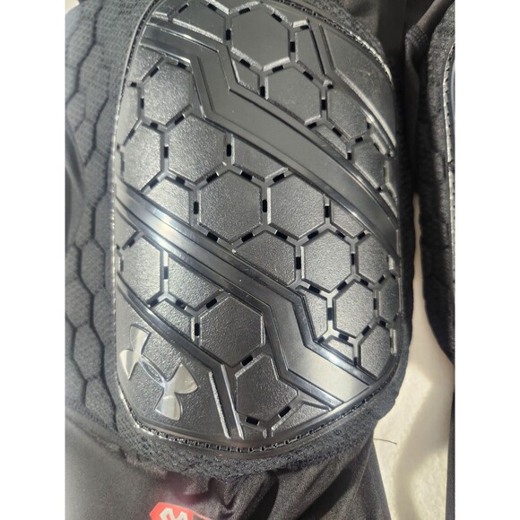Under Armour UA Gameday Pro 7-Pad 3/4 Football Tights Youth Large Black 1388108 - Picture 3 of 9